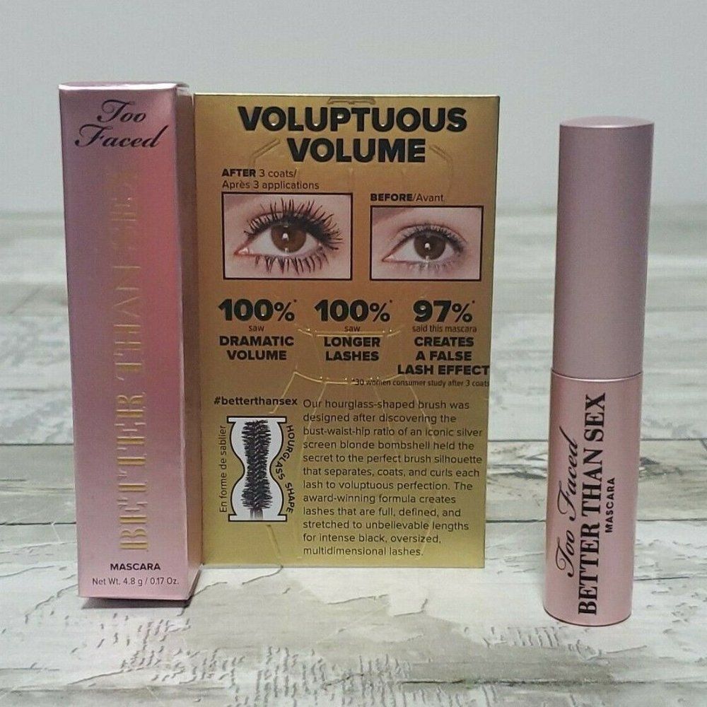 TooFaced Better Than Sex Mascara Black Voumizing NEW IN BOX